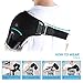 Yosoo Adjustable Neoprene Heated Shoulder Brace Support Wrap Heating Brace Pad with USB Cable