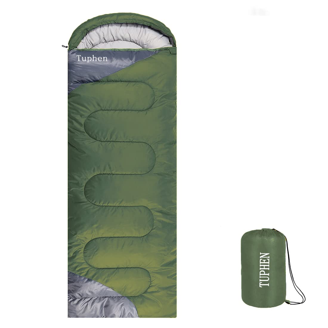 Photo 1 of tuphen- Sleeping Bags for Adults Kids Boys Girls Backpacking Hiking Camping Liner, Cold Warm Weather 4 Seasons Winter, Fall, Spring, Summer, Indoor Outdoor Use, Lightweight & Waterproof