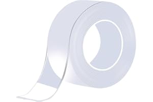 Ruban adhésif double face résistant, nano adhésif, amovible, ruban de fixation intérieur/extérieur, ruban transparent pour ca