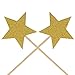 Glorious Year Gold Star Cake Toppers Kids Birthday Party Baby Shower Cupcake Decorations 36pcs
