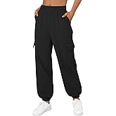 Trendy Queen Womens Cargo Sweatpants Oversized Fleece Joggers Baggy Athletic Pants with Pocket