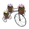 Trike Fiets Metalen Planter Stand Driewieler Plant Stand, Iron Art Bloempot Kar Houder, Bloempot Plantenhouder Display…