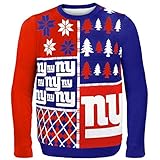 New York Giants Busy Block Ugly Sweater