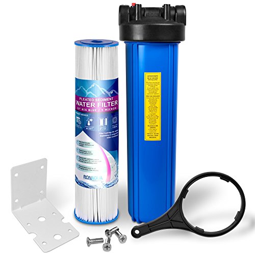 System With 5 Micron 4.5 X 20 Pleated Sediment Cartridge