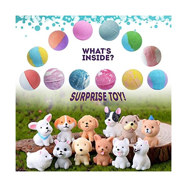 Bath Bombs for Kids with Surprise Toys Inside kids Bath Bombs Gift Set Bubble Bath Bombs for Girls and Boys(12pcs 3.5oz…