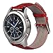 V-Moro Accessories Stainless Steel Watch Bands with Connectors for Samsung Galaxy Gear S2 Smart Watch SM-R720 R730 (Red)