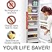 OUGAR8 Refrigerator Door Handle Covers Handmade Decor Protector for Ovens, Dishwashers.Keep Your Kitchen Appliance Clean from Smudges, Food Stains(Red Owl, 14.5