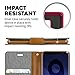 GOOSPERY Canvas Wallet for Samsung Galaxy S9 Plus Case (2018) Denim Stand Flip Cover - Grey