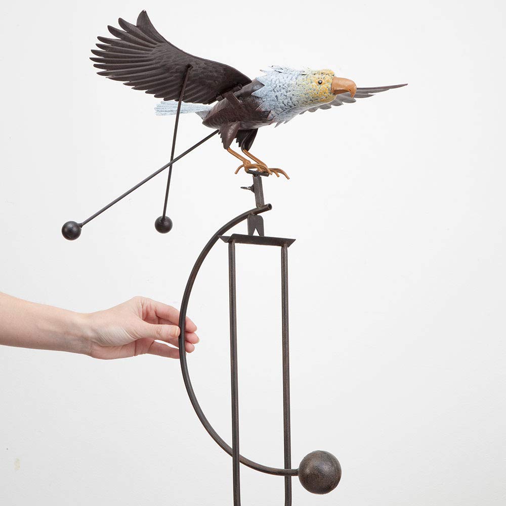 Bits and Pieces Outdoor Lawn Garden Décor Metal Garden Sculpture Flying