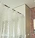 Sfoothome Heavy Duty 100% EVA 3D Effect Bath Curtain Shower Curtain or Liner Stall,Clear 72 Inch Wide 72 Inch Long