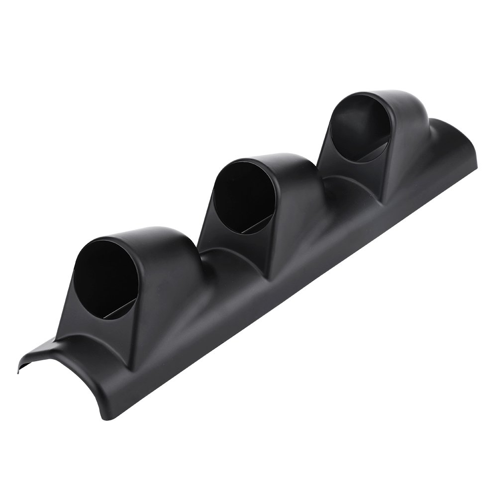 VGEBY Pillar Gauge Mount Pod, Universal Heavy Duty Car Dash Gauge Pod Mount Holder Meter Gauge Pillar for Left Driving Car(Triple Hole)