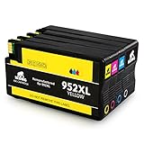IKONG 952XL High Yield Remanufactured Ink Cartridge Replacement for 952 952XL,One Set Works with OfficeJet Pro 8710 8720 8740 7740 8216 8700 8730 8715 8725 8702