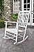 Shine Company Maine Wood Rocking Chair, White