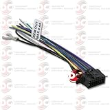 Sony 16 PIN Wiring Harness for WX-GT80UI, CDX-GT575UP, MEX-BT4100P, CDX-GS500R, WX-GT90BT, CDX-GT570UP, MEX-BT3100P