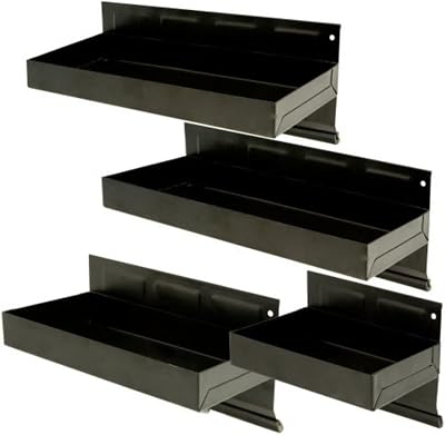 Silverline Magnetic Tool Tray Set 4pce 150-310mm Mechanic Workshop Organiser