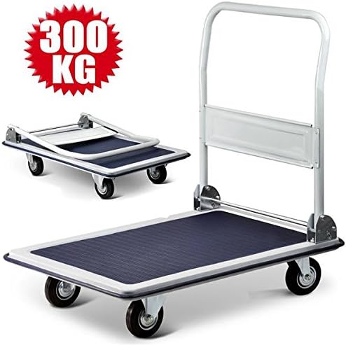 Smallwise Trading 600lbs Folding Platform Hand Truck Trolley Cart Sack Warehouse Transport Flat Bed by Smallwise Trading