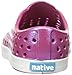 Native Kids Jefferson Iridescent Child Slip-On (Toddler/Little Kid), Raspberry Red/Shell White/Galaxy Iridescent, 6 Toddler M US