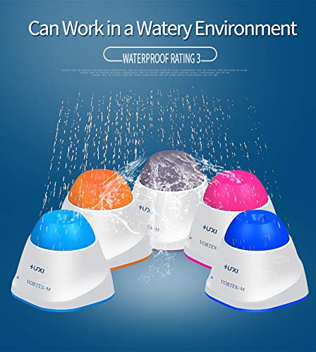 HuXi Vortex M Waterproof Lab Mini Vortex Mixer Shaker Centrifuge Test Tubes Oscillate Test Tube Eppendorf Tube Orbital Shaker (Pink) - Thumbnail 4