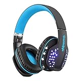Cosmic Byte Aura B3506 V2 Bluetooth Headphone with Mic (Black/Blue)