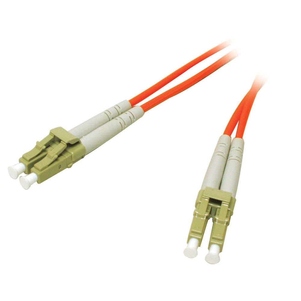 C2G 30m Fibre/Fiber Optic Cable for Fast Ethernet, Fiber Channel, ATM and Gibabit Patch Cable LC/LC Duplex Multimode 62.5/125 MM LSZH