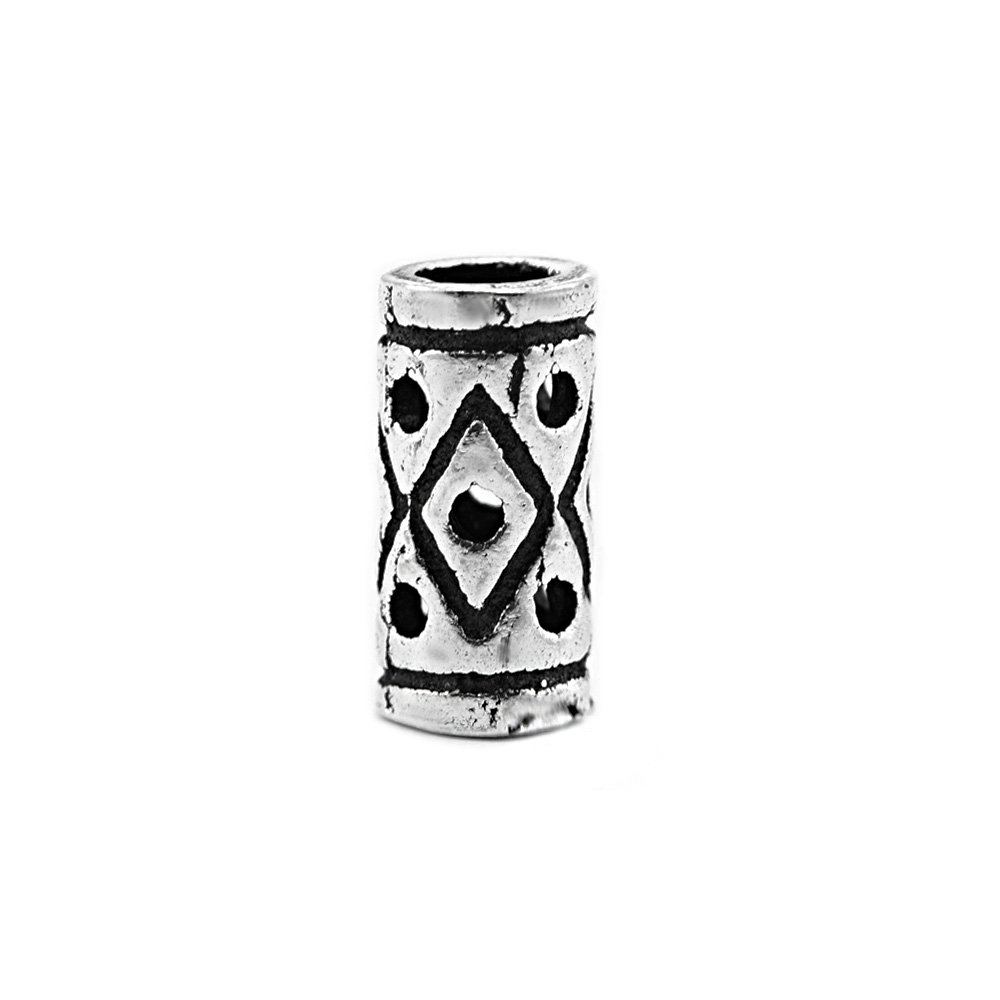 NKlaus SET 2x beard bead Cyra Viking hair bead 925 sterling silver 40549