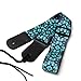 CLOUDMUSIC Polyester Series Ukulele Strap (Blue Pattern)