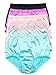 Barbra's 6 Pack Full Coverage Women's Brief Panties (Satin Brief, Medium)