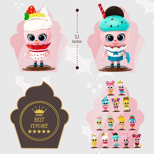 TOYTRON Bread Mini Cupcake, Mix & Match Fashion Play