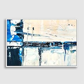 Framed Canvas Wall Art for Living Room, Bedroom Abstract Impression Canvas Prints for Home Decoration Ready to Hanging - 16x24 inches