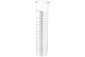 ULTECHNOVO Rain Gauge Replacement Tube 7 Inch High Borosilicate Glass Rain Gauge Tube for Outdoor Garden Yard Lawn Accurate P