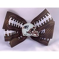New England Patriots Hair Bow, Football Hair Bow, Football Hair Accessories, Football Hair Clip
