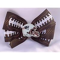 New England Patriots Hair Bow, Football Hair Bow, Football Hair Accessories, Football Hair Clip