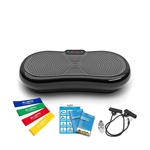 Bluefin-Fitness-Ultra-Slim-Vibration-Plate-Lose-Fat-Tone-Up-at-Home-5-Programs-180-Levels-Bluetooth-Speakers-Easy-Storage-Sleek-UK-Design Bluefin Fitness Vibration Plate Ultra Slim Plus | Vibration Plate Exercise Machine For Whole Body Workout | Compact…