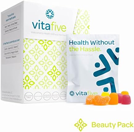 Vitafive Beauty (Biotin Boost) Gummy Vitamin Packs