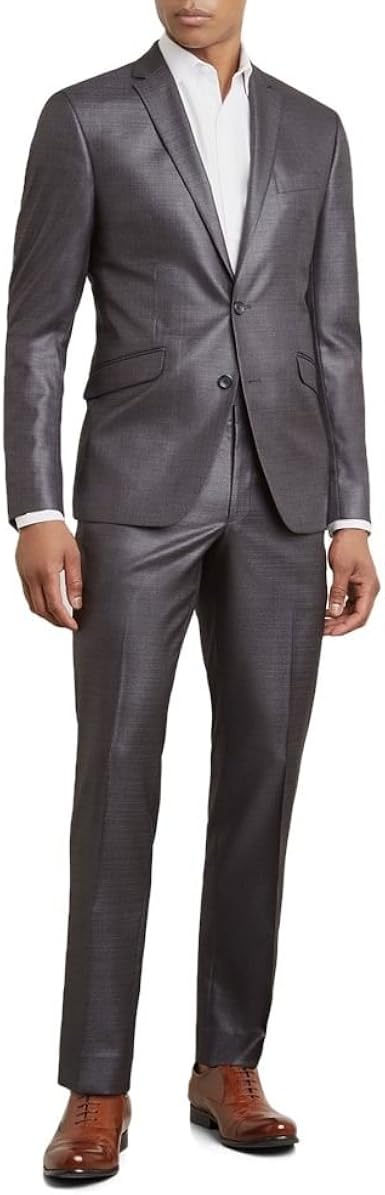 Kenneth cole gunmetal suit Clearance