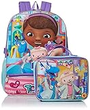 Disney Girls' Doc Mcstuffins Backpack with Lunch, Blue