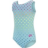 GK Stars Gymnastics & Dance Leotard for Girls and Toddlers - Activewear One Piece Outfit in Fun Colorful Prints