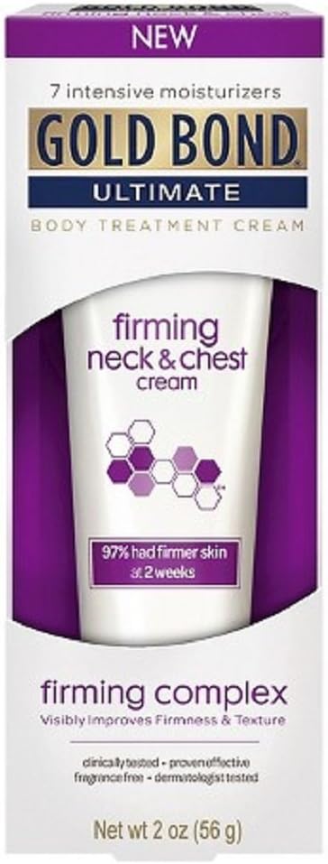 Gold Bond Ultimate Firming Neck & Chest Cream, 2 Oz (5 Pack)