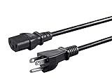 Monoprice Power Cord - NEMA 5-15P to IEC 60320
