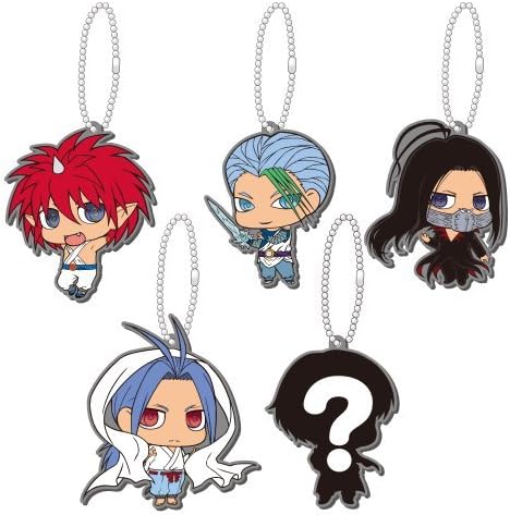 Yu Yu Hakusho Rubber Mascot vol.2 fierce fight! Dark martial arts Society for BOX (japan import)