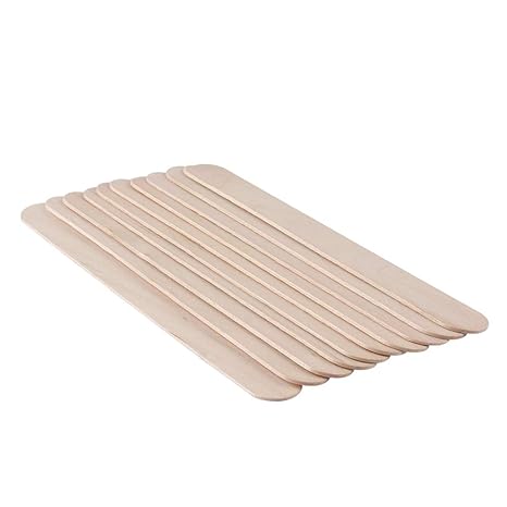 Amazon Com 100 Pcs Large Wax Waxing Wood Body Hair Removal Craft