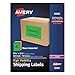 AVERY AVE5946 - High-Visibility Neon Shipping Labels