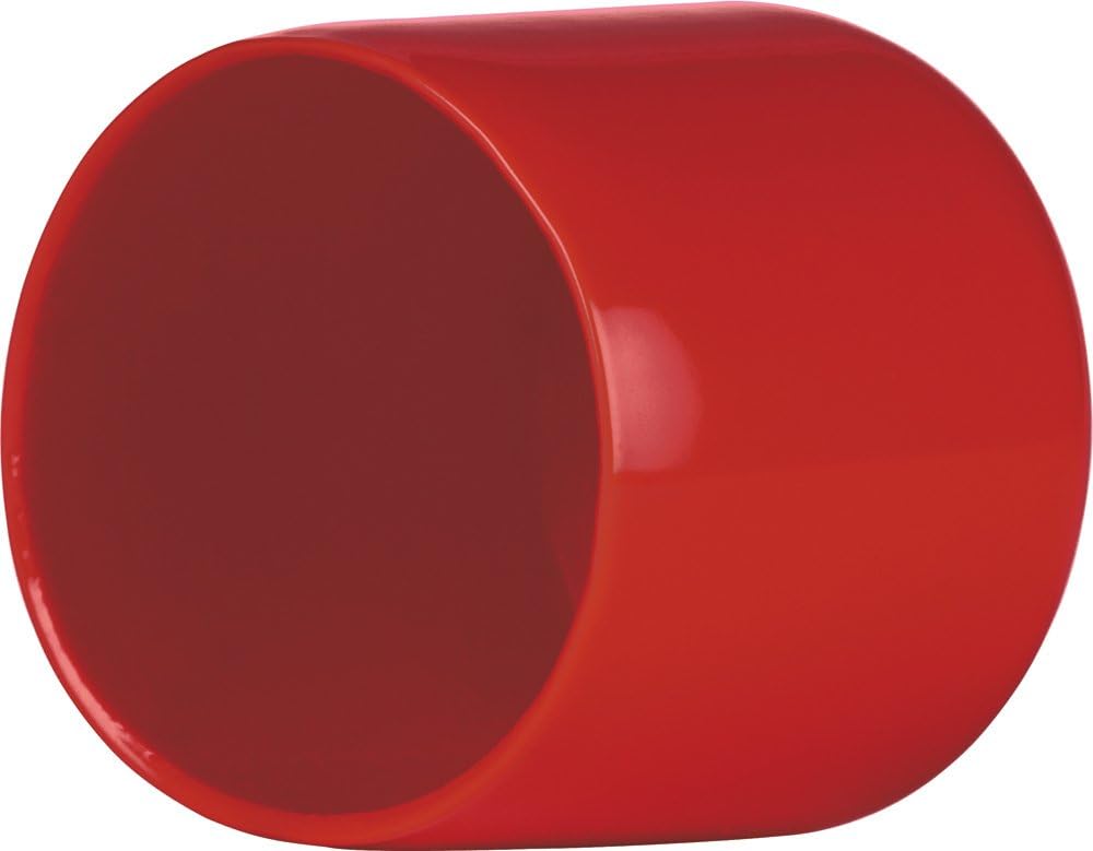 Round Vinyl Caps 1.375- X 1-1/2 Std Cap Red MOCAP RVCC9118R-15 (qty20)