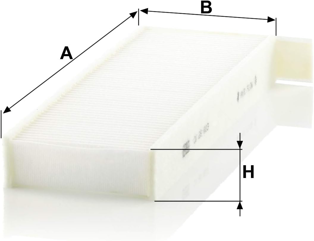 MANN-FILTER CU 29 003-2 Cabin Air Filter (set of 2) - for Cars + Transporters, White, 29.3 x 9.6 x 3.2 cm - Image 3