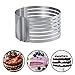 Layer Cake Slicing. Adjustable Cake Ring. Small Cake Ring Mold, Cake Layer Pans Cake, Cake Ring Cutter, Mousse Cake Ring, Layer Cake Slicer, 5.9-7.87 inch.
