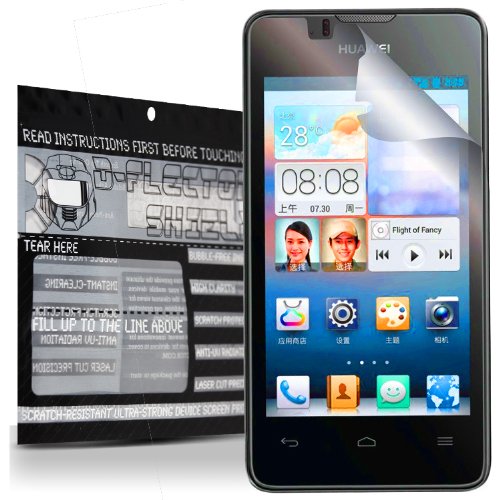 D-Flectorshield Super HD Clear Scratch Resistant HUAWEI ASCEND G510 G520 Screen Protector - Free Replacement Program