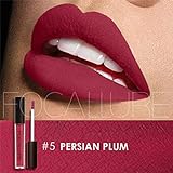 Matte Lipstick Focallure Purple Plum Stay On Glossier Lip Gloss Long Lasting Colorstay Liquid Waterproof Makeup Shimmer Lipgloss Persian Plum