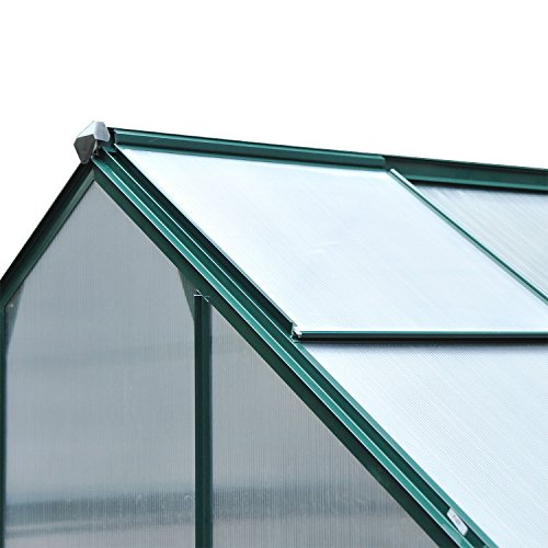 4 Outsunny+Polycarbonate+Walk+Garden+Greenhouse
