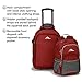High Sierra Ultimate Access 2.0 Carry-On Wheeled Backpack, Brick Red/Mercury/Silver, One Size