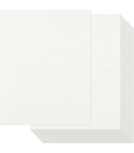 100 Sheets Light Blue Parchment Paper - 8.5x11" 60# Text Weight For Vintage Projects